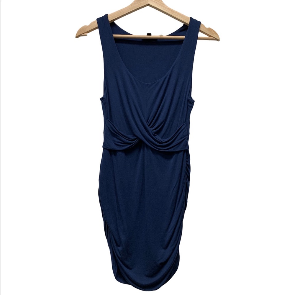Stork & babe -Maternity top, sleeveless navy blue size XS
